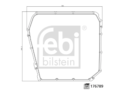 Прокладка масляный поддон автоматической коробки передач FEBI BILSTEIN 176789