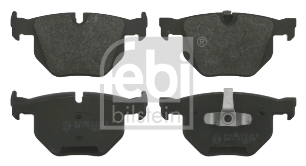 Комплект тормозных колодок дисковый тормоз FEBI BILSTEIN 16587