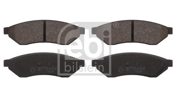 Комплект тормозных колодок дисковый тормоз FEBI BILSTEIN 16722