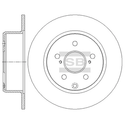 Тормозной диск HI-Q SD4687