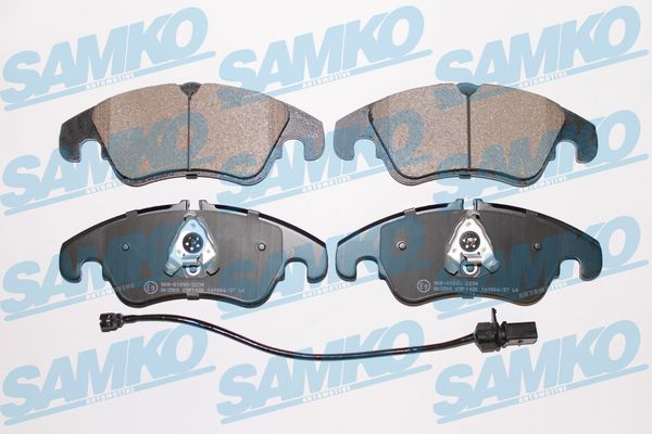 Комплект тормозных колодок дисковый тормоз SAMKO 5SP1420A