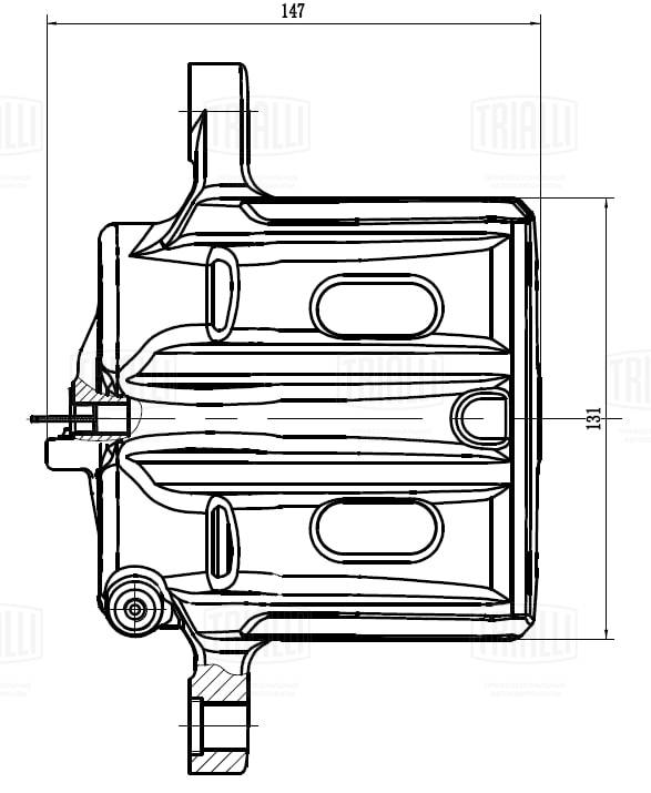 Тормозной суппорт TRIALLI CF012098