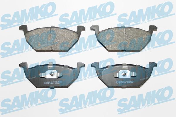 Комплект тормозных колодок дисковый тормоз SAMKO 5SP668