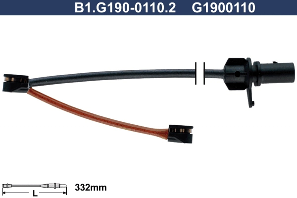 Сигнализатор износ тормозных колодок GALFER B1G19001102
