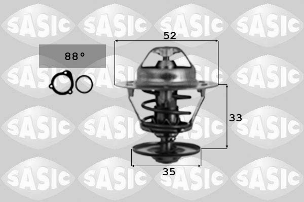 Термостат охлаждающая жидкость SASIC 9000347