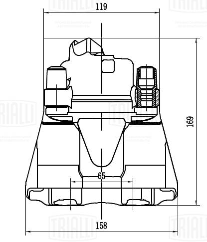 Тормозной суппорт TRIALLI CF052209