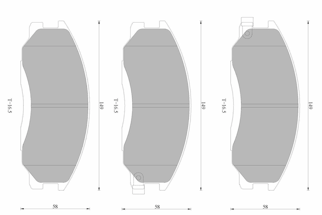 Комплект тормозных колодок дисковый тормоз BOSCH 0986AB9127