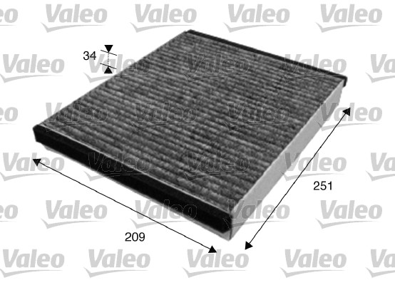 Фильтр воздух во внутренном пространстве VALEO 715628