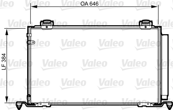 Конденсатор кондиционер VALEO 814209