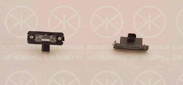 Фонарь освещения номерного знака KLOKKERHOLM 95230850