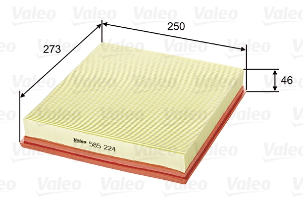 Воздушный фильтр VALEO 585224