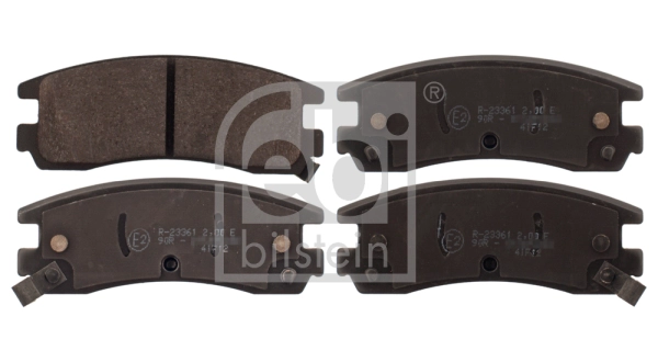 Комплект тормозных колодок дисковый тормоз FEBI BILSTEIN 116154