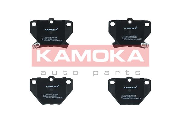 Комплект тормозных колодок дисковый тормоз KAMOKA JQ101158