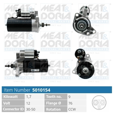 Стартер MEAT & DORIA 5010154