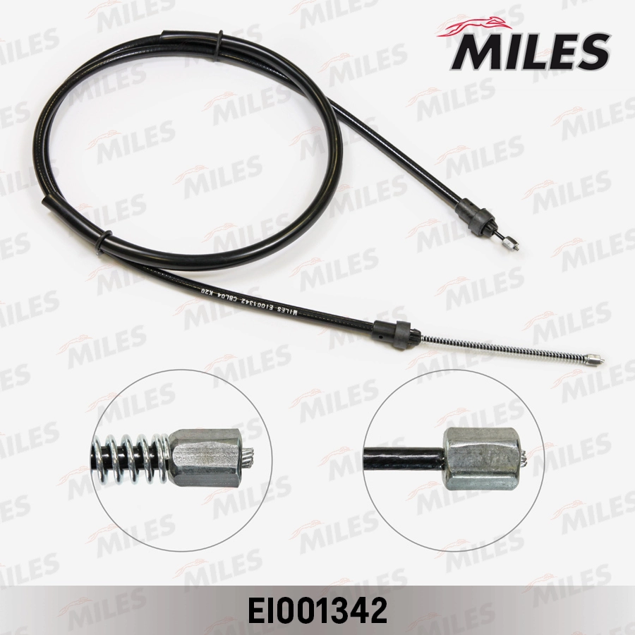 Тросик cтояночный тормоз MILES EI001342