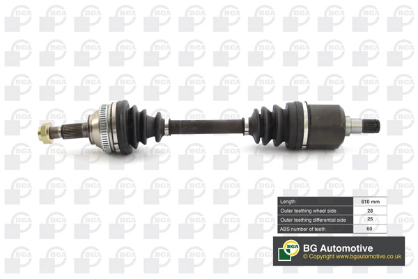 Приводной вал BGA DS7503A