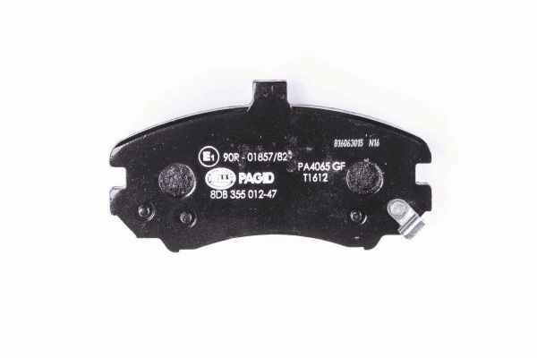 Комплект тормозных колодок дисковый тормоз HELLA/BEHR/PAGID 8DB 355 012-471