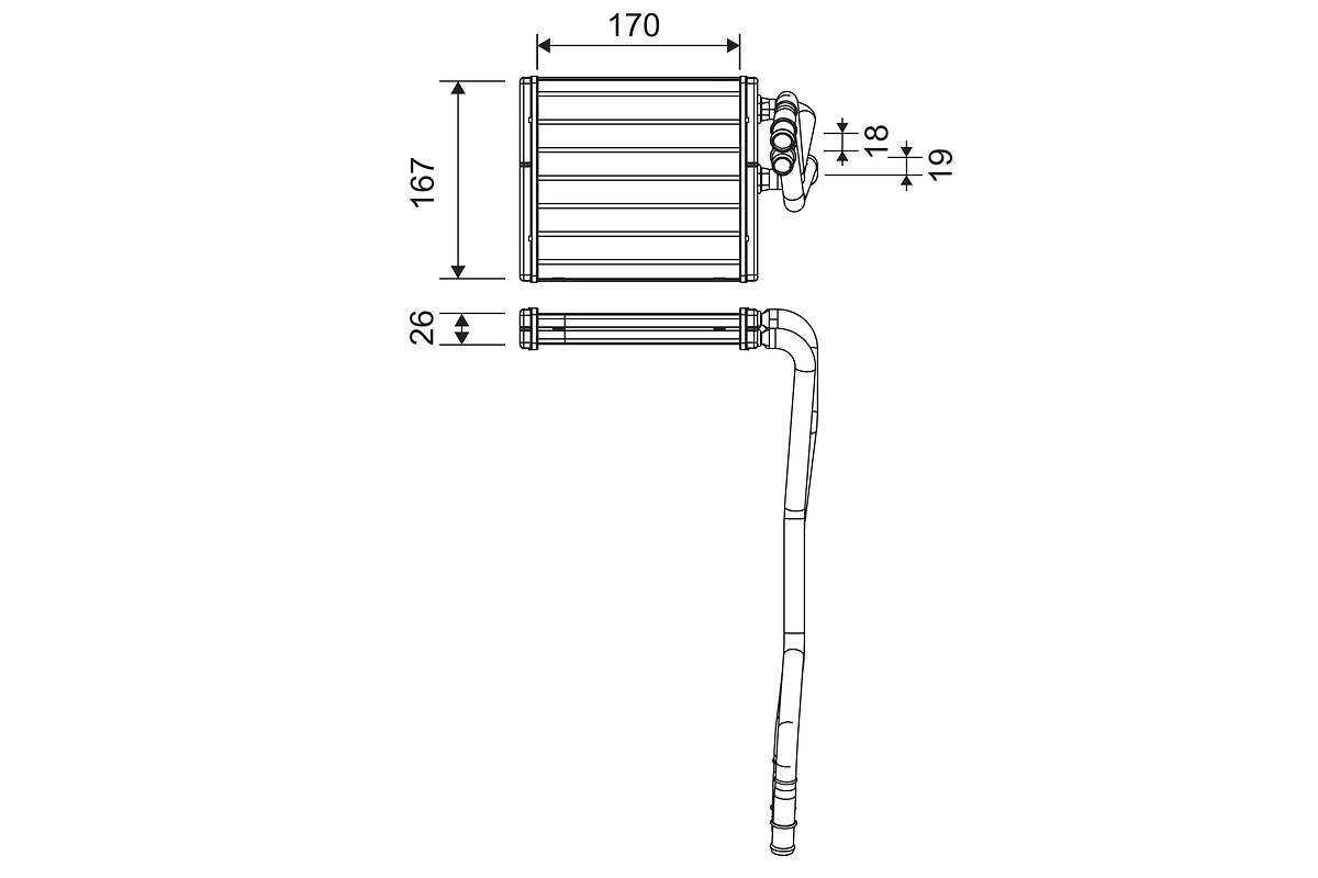 Теплообменник отопление салона VALEO 811510