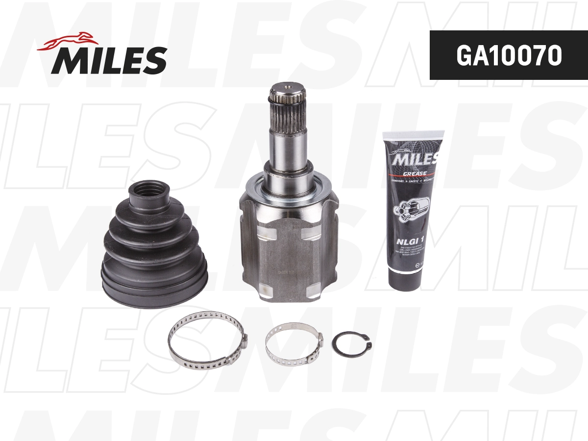 Шарнирный комплект приводной вал MILES GA10070