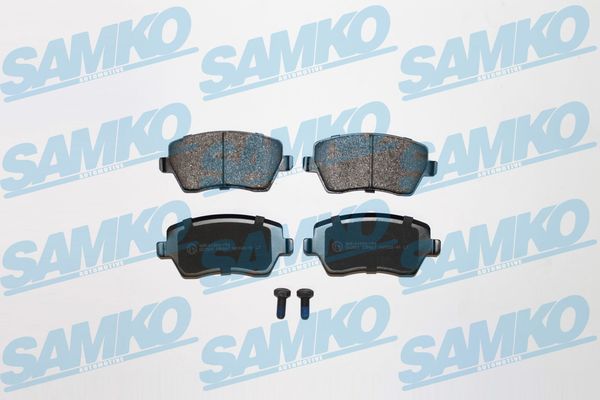 Комплект тормозных колодок дисковый тормоз SAMKO 5SP867