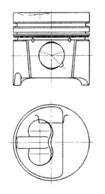 Поршень KOLBENSCHMIDT 94786700