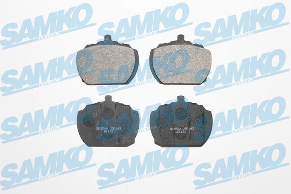 Комплект тормозных колодок дисковый тормоз SAMKO 5SP143