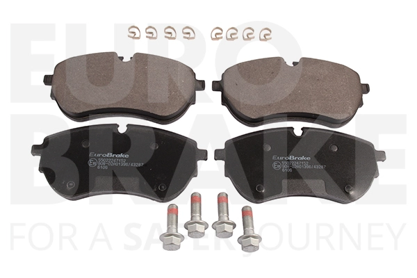 Комплект тормозных колодок дисковый тормоз EUROBRAKE 55022247152