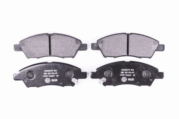 Комплект тормозных колодок дисковый тормоз HELLA/BEHR/PAGID 8DB 355 014-071