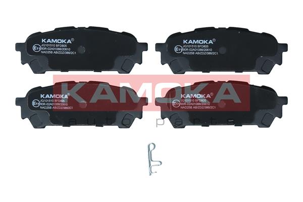 Комплект тормозных колодок дисковый тормоз KAMOKA JQ101510