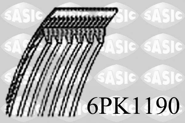 Поликлиновой ремень SASIC 6PK1190