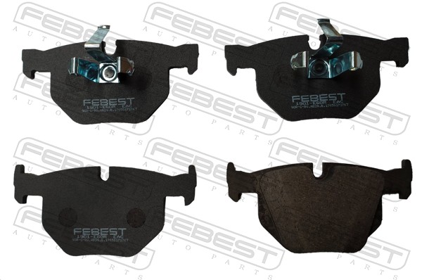 Комплект тормозных колодок дисковый тормоз FEBEST 1901-E60R