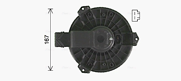 Вентилятор салона AVA QUALITY COOLING HD8327