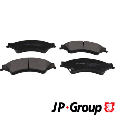 Комплект тормозных колодок дисковый тормоз JP GROUP 1563607610