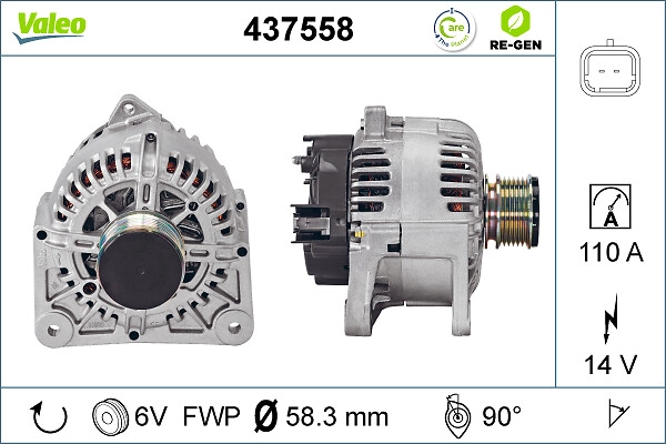 Генератор VALEO 437558