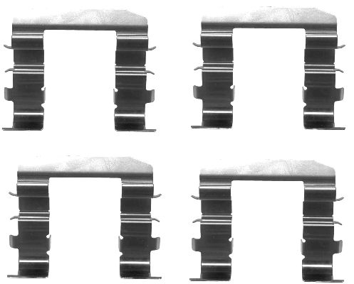 Комплектующие колодки дискового тормоза HELLA/BEHR/PAGID 8DZ 355 203-261