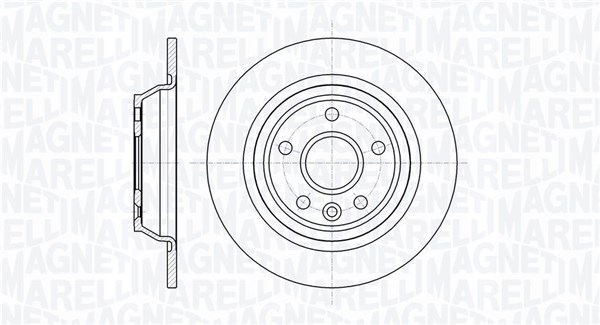 Тормозной диск MAGNETI MARELLI 361302040337