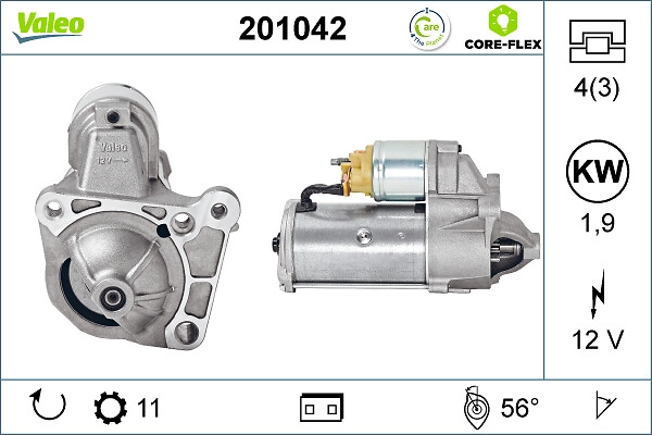 Стартер VALEO 201042