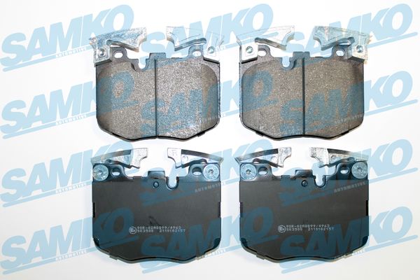 Комплект тормозных колодок дисковый тормоз SAMKO 5SP2157