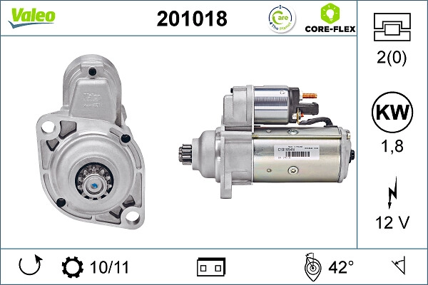 Стартер VALEO 201018