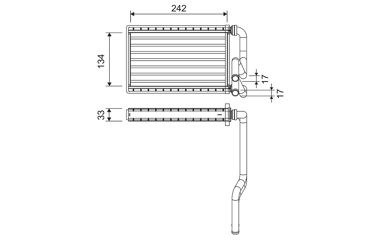 Теплообменник отопление салона VALEO 811578
