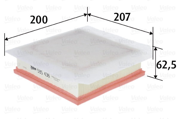 Воздушный фильтр VALEO 585438
