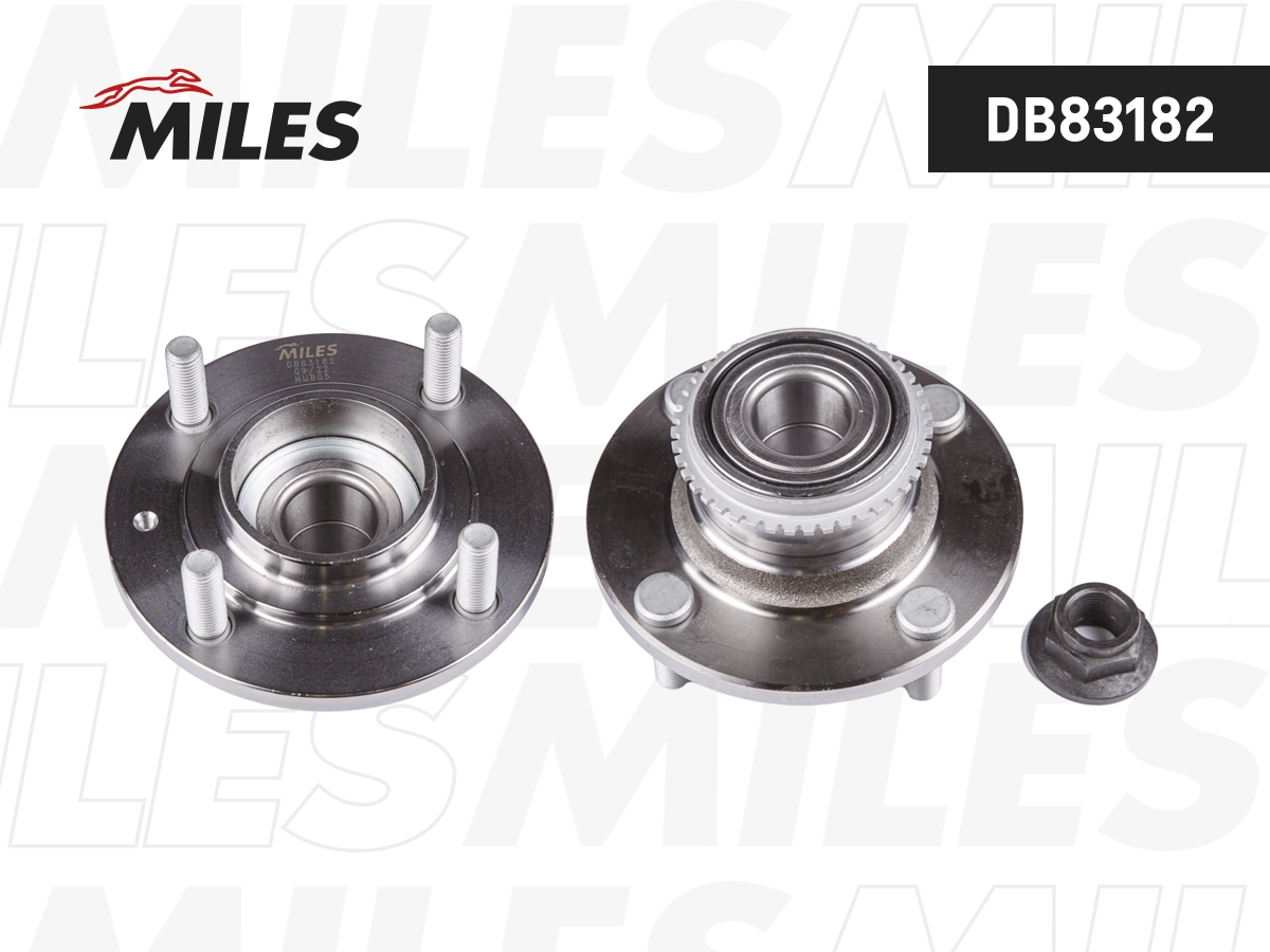 Комплект подшипника ступицы колеса MILES DB83182