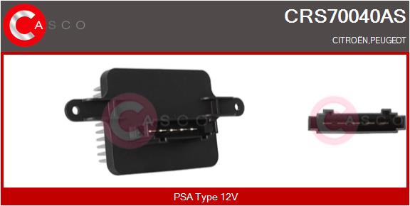 Сопротивление вентилятор салона CASCO CRS70040AS