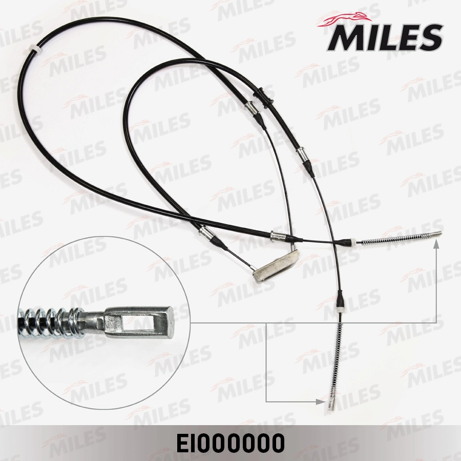 Тросик cтояночный тормоз MILES EI000000