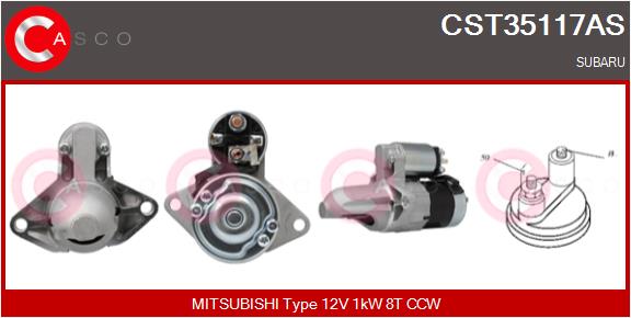 Стартер CASCO CST35117AS