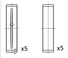 Подшипник коленвала FAI AUTOPARTS BM1019-STD