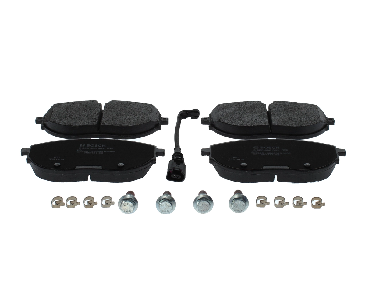 Комплект тормозных колодок дисковый тормоз BOSCH 0 986 460 082
