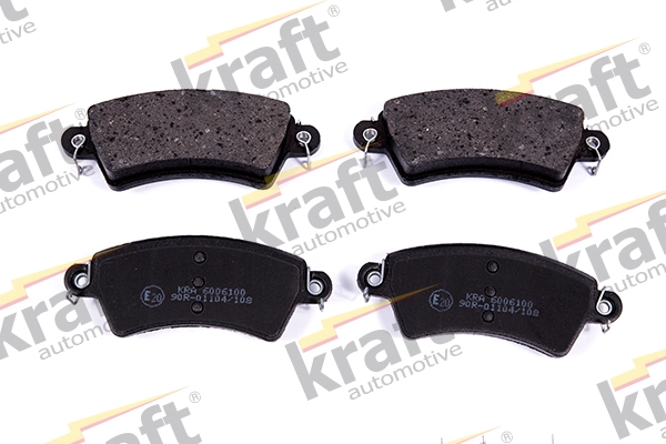 Комплект тормозных колодок дисковый тормоз KRAFT AUTOMOTIVE 6006100