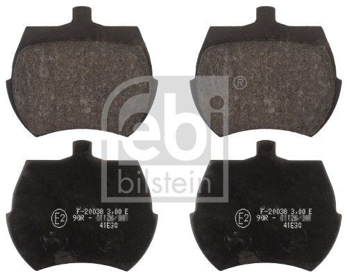 Комплект тормозных колодок дисковый тормоз FEBI BILSTEIN 116201