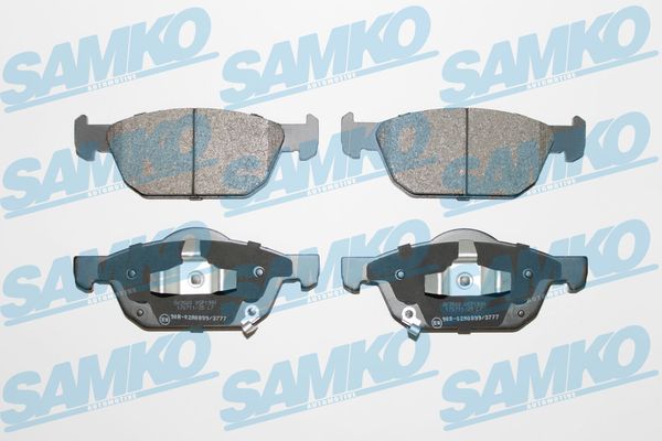 Комплект тормозных колодок дисковый тормоз SAMKO 5SP1991